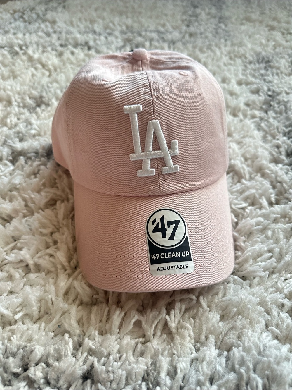 '47 Los Angeles Dodgers Clean Up Baseball Hat pink